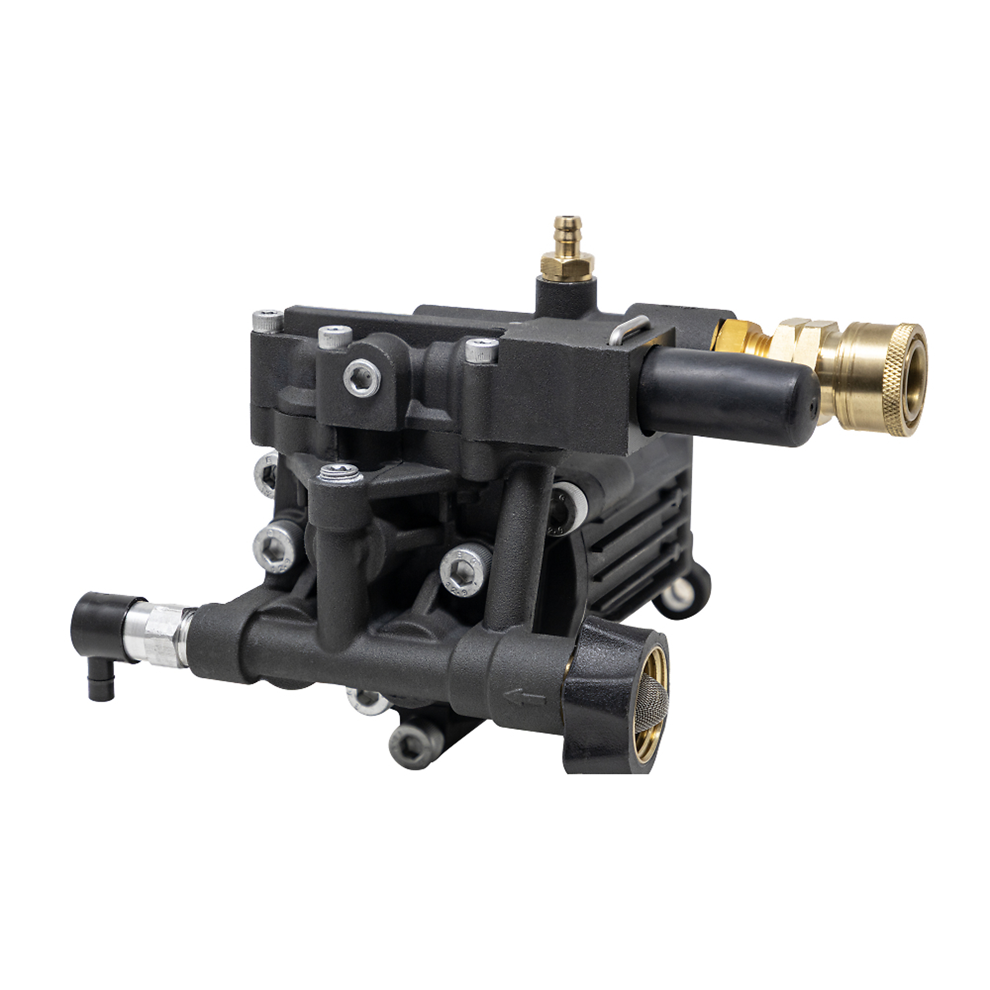 BE Power Equipment Pressure Washer Pump Assembly — 3400 PSI, 2.5 GPM, 3/4in. Shaft, Axial Pump Kit for Gas Pressure Washers, Model# 85.179.112B